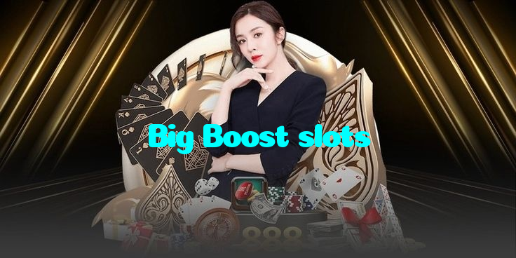 Big Boost slots casino presented on mobile device in Pakistan with slots and live games